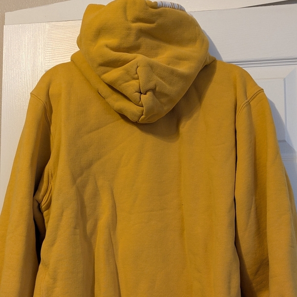 MadHappy Yellow Gold Hoodie Size XL Made In USA 100% Cotton - Picture 7 of 10
